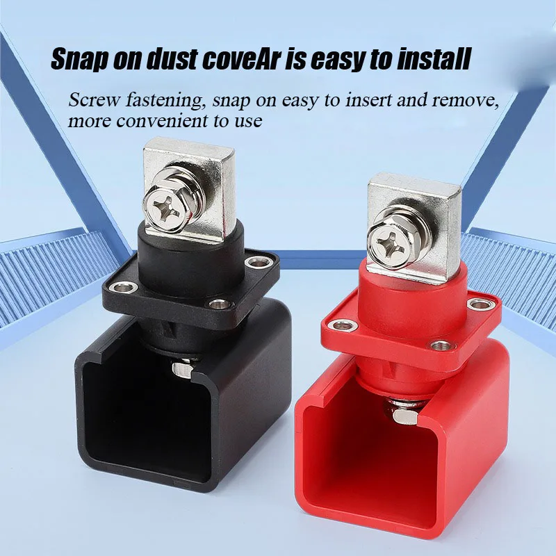 Terminal de alimentación de batería de 400A, nuevo inversor de almacenamiento de energía, conector de batería de litio RV, bloque de terminales cuadrado a través de pared de 120-300A - imagen 3