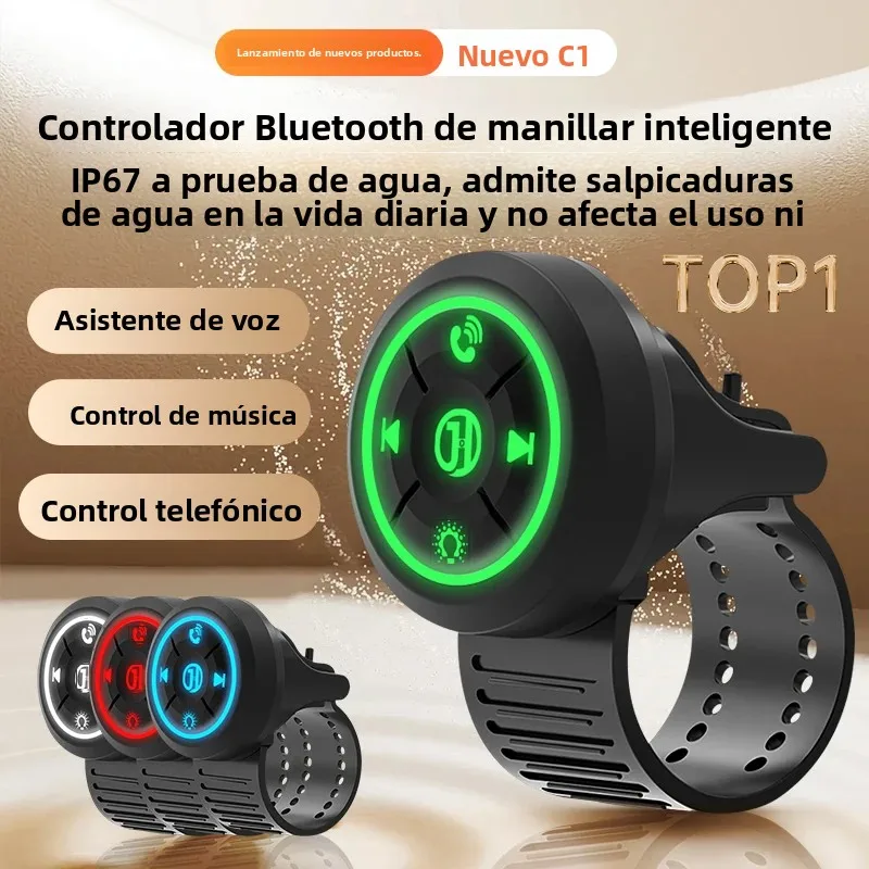 Control remoto inalámbrico para coche, controlador de Radio para volante de 5 teclas, Android, sonido de larga distancia, Control Multimedia, botones inteligentes - imagen 2