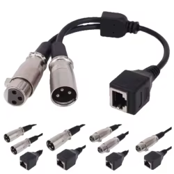 Cable XLR a RJ45 para audio profesional – transmisión fiable