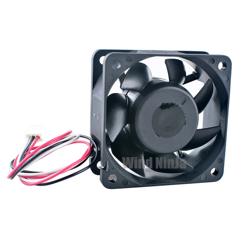 QFR0624GH 3AUA 0000088115 C 17090790 DD 6cm 60mm ventilador 60x60x25mm DC24V 0.21A ventilador de refrigeración de doble rodamiento de bolas para convertidor de frecuencia - imagen 3
