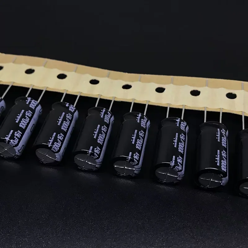 10 uds/100 Uds 1000uF 16V NICHICON HD serie 10x20mm súper baja impedancia 16V1000uF condensador electrolítico de aluminio - imagen 2