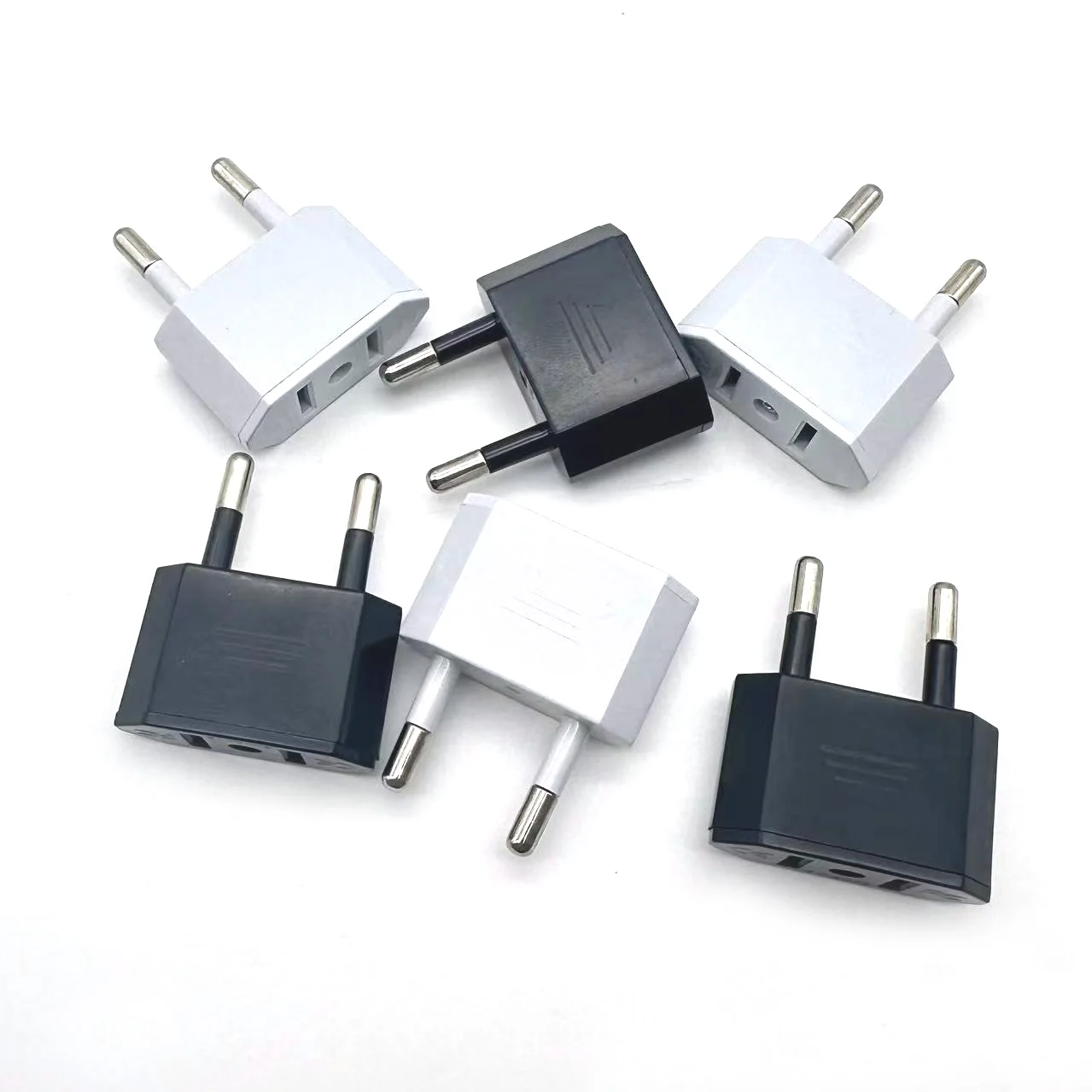 Nuevo Adaptador de enchufe de EE. UU. a UE, convertidor de CA americano de China a UE, Euro, Europa, adaptador de corriente de viaje, enchufe tipo C, toma de corriente - imagen 3