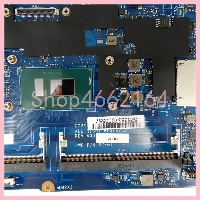LA-F412P con i5-8350U i7-8650U CPU MX130-V2G GPU placa base para Dell Latitude 5590 placa base para ordenador portátil prueba de 100% OK - imagen 4