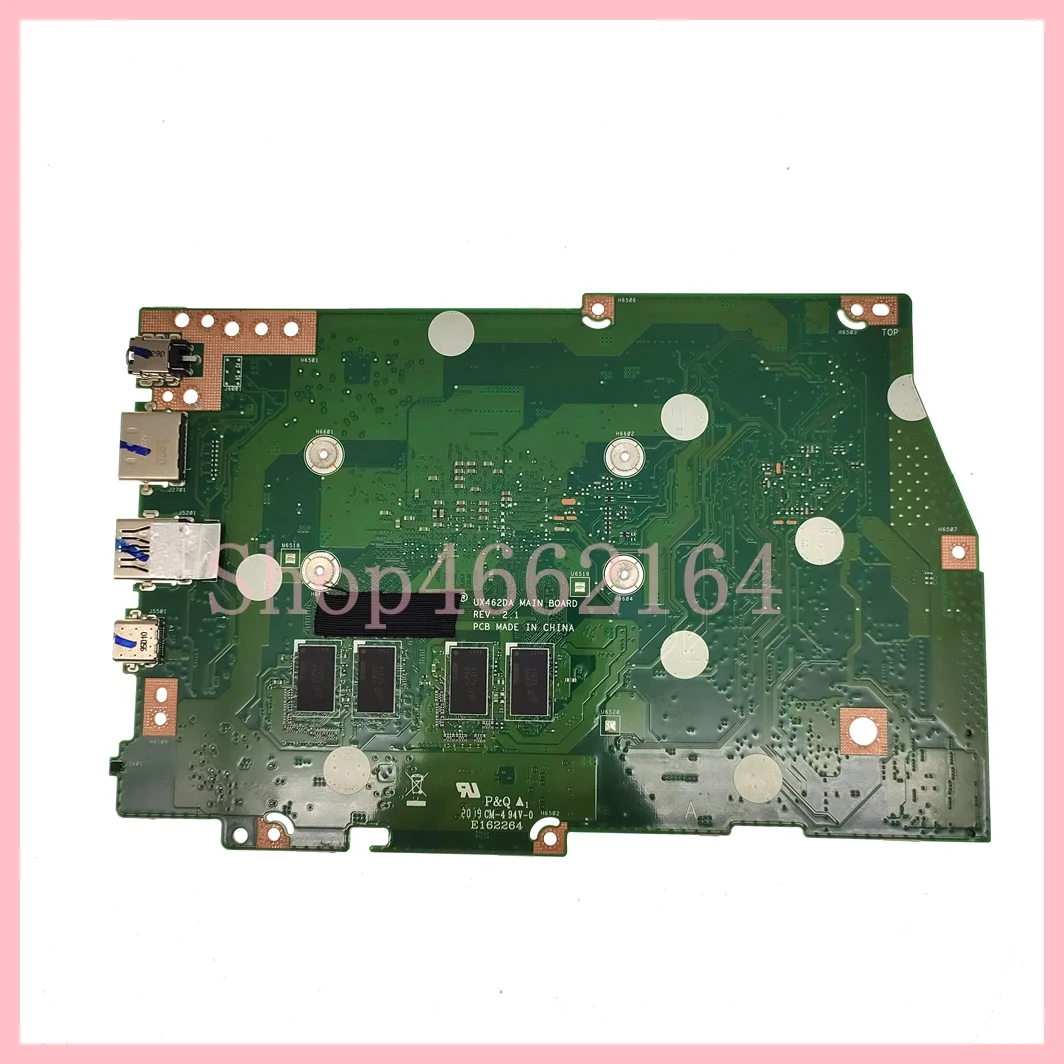 Placa base Q406DA con R5-3500U R7-3700U CPU 8GB-RAM para ASUS UX462DA UM462DA UM462D Q406D Q406DA placa base para ordenador portátil prueba de 100% OK - imagen 3