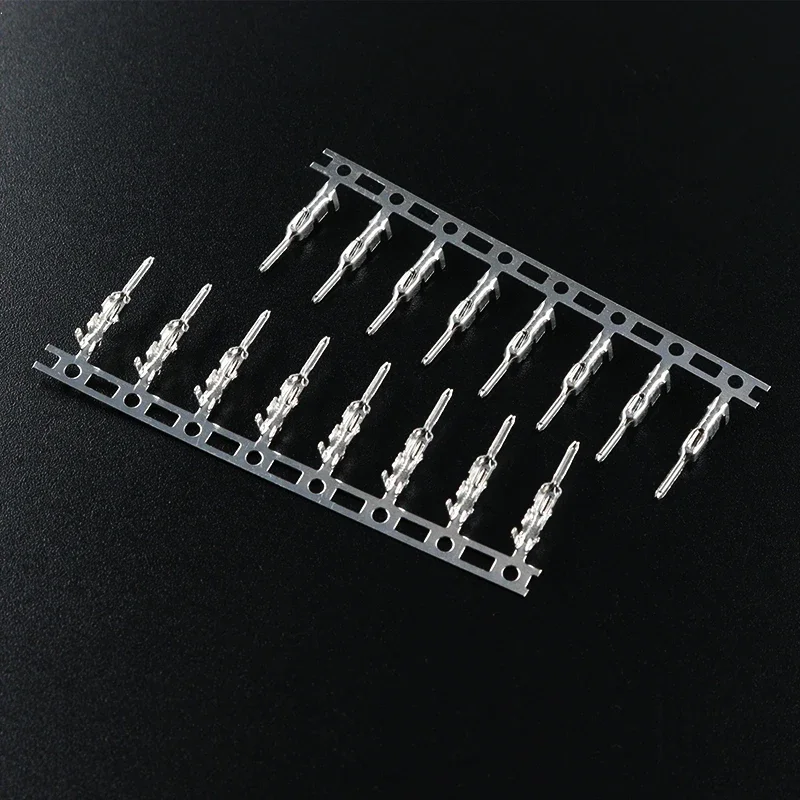 100 unids/lote JST XH2.54 conectores de clavija de Terminal macho XH carcasa de Cable pines de engarzado macho hembra - imagen 3