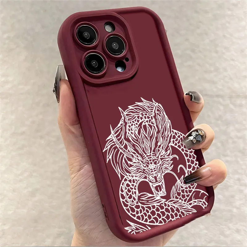 Funda para Honor Magic7 Lite Magic5 Magic6 Lite /Magic 6 5 7 Lite paquete completo a prueba de golpes funda de teléfono de dragón chino suave de silicona - imagen 3