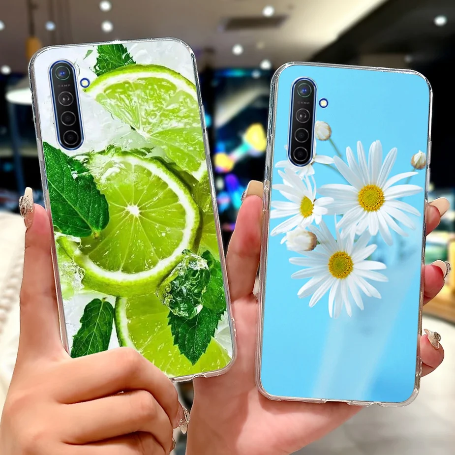 Para Realme X2 XT funda nueva funda pintada de lujo funda de teléfono de silicona suave para Realme X2 Pro XT RealmeX2 RealmeXT funda trasera Fundas - imagen 4