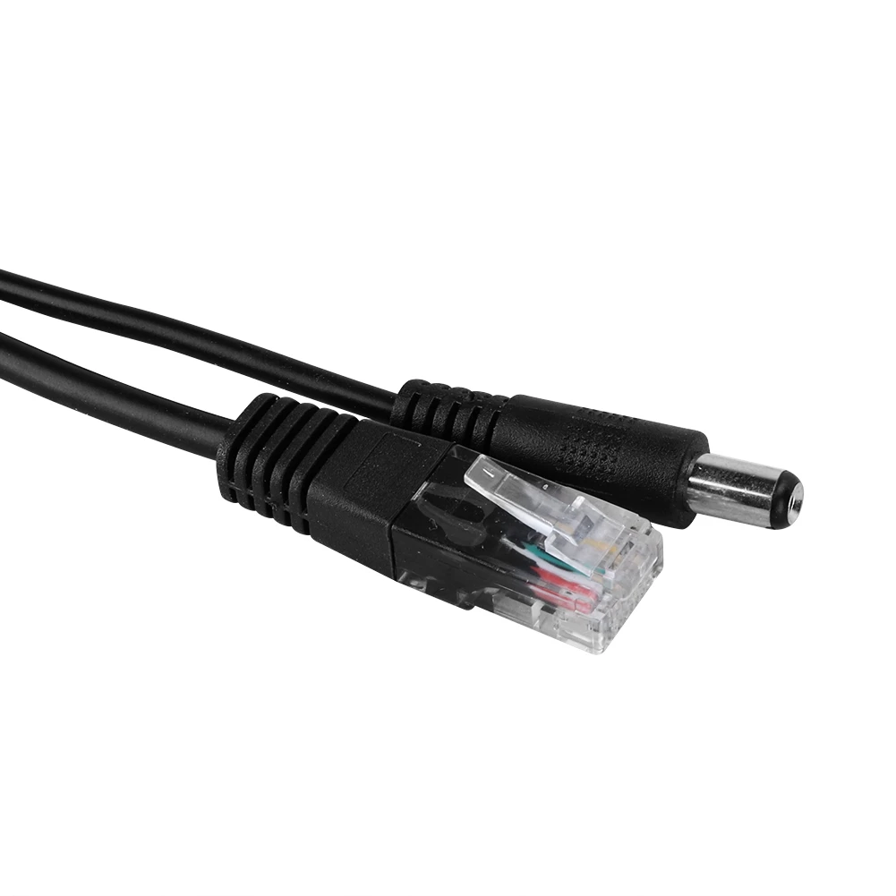 Adaptador de conectores POE de 48V a 12V, divisor de Cable, fuente de alimentación del inyector para Huawei Hikvision 2022, nuevo divisor Poe - imagen 2