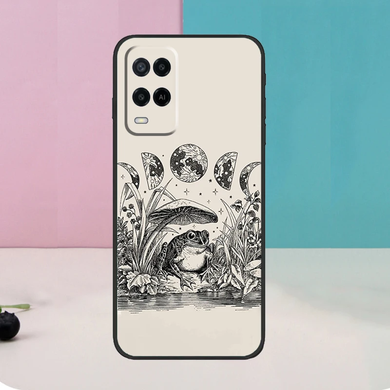 Funda de bruja gótica con Luna de brujería oculta para Oppo A60 A80 A40 A15 A16 A17 A57 A94 A74 A54 A76 A96 A18 A38 A58 A78 A98 A5 A6 Pro - imagen 2