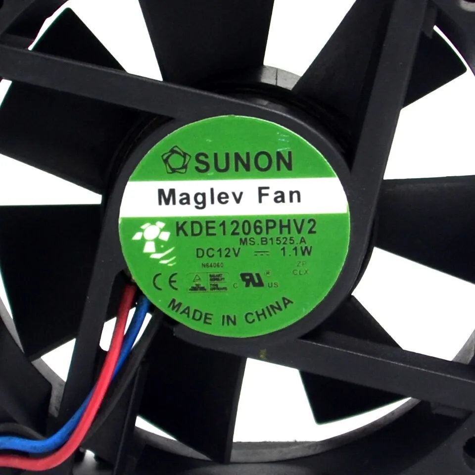 KDE1206PHV2-ventilador de refrigeración silencioso, 12V, 1,1 W, 6015, 60MM, Maglev, 60x60x15mm, para SUNON - imagen 3