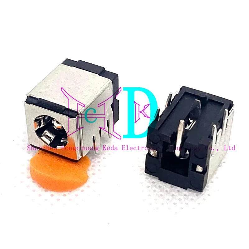 5 uds toma de corriente de carga CC de alta corriente DC-007B 5,5*2,1mm 5,5*2,5mm soporte de cobre para toma de corriente de ordenador portátil DC007B DC007 - imagen 3