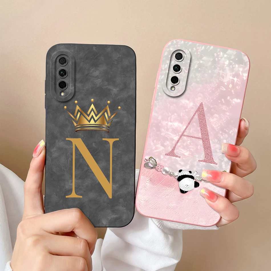 Case For Huawei P Smart Pro Letter Cover For Huawei P Smart Z Psmart 2021 Soft Liquid Silicone Phone Cases For P SmartZ Housing - imagen 2