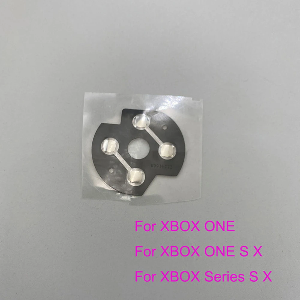 Piezas de reparación para Xbox One S X series X/S controlador D Pad botón cúpula de Metal película conductora reemplazo de pegatina