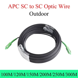 Cable Fibra Óptica APC SC Monomodo para Exterior