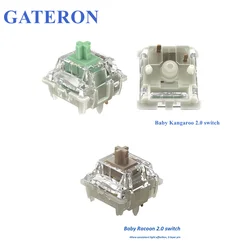 Gateron Baby Kangaroo 2.0, interruptor táctil de 55 g