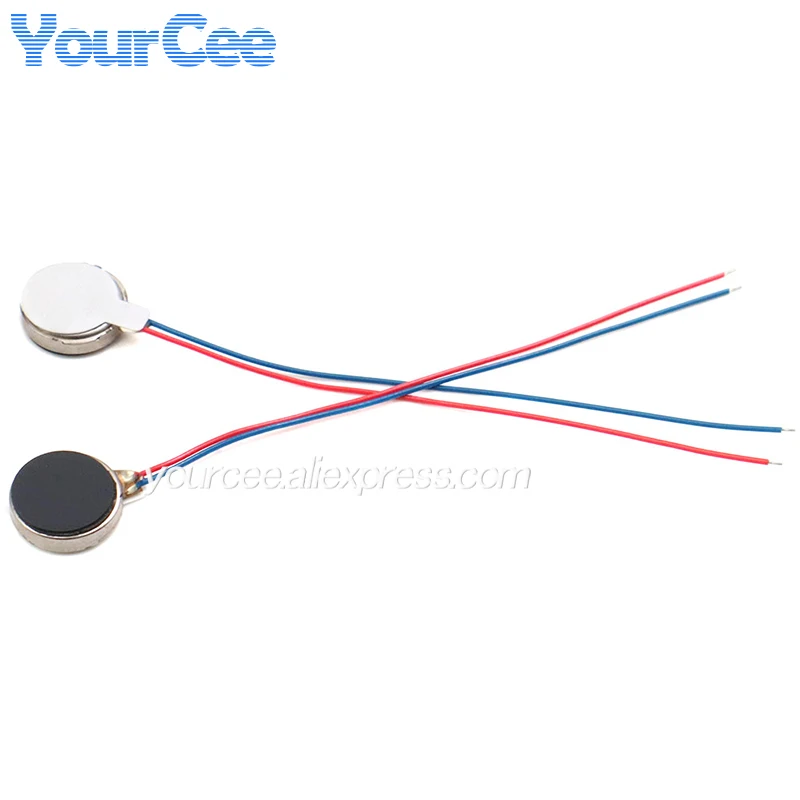 20 piezas/1 unidad 3V 80mA Micro Motor de vibración CC 12000prm 0820/0827/1020/1027/1030/1034/1234 para motor plano de moneda de teléfono - imagen 4