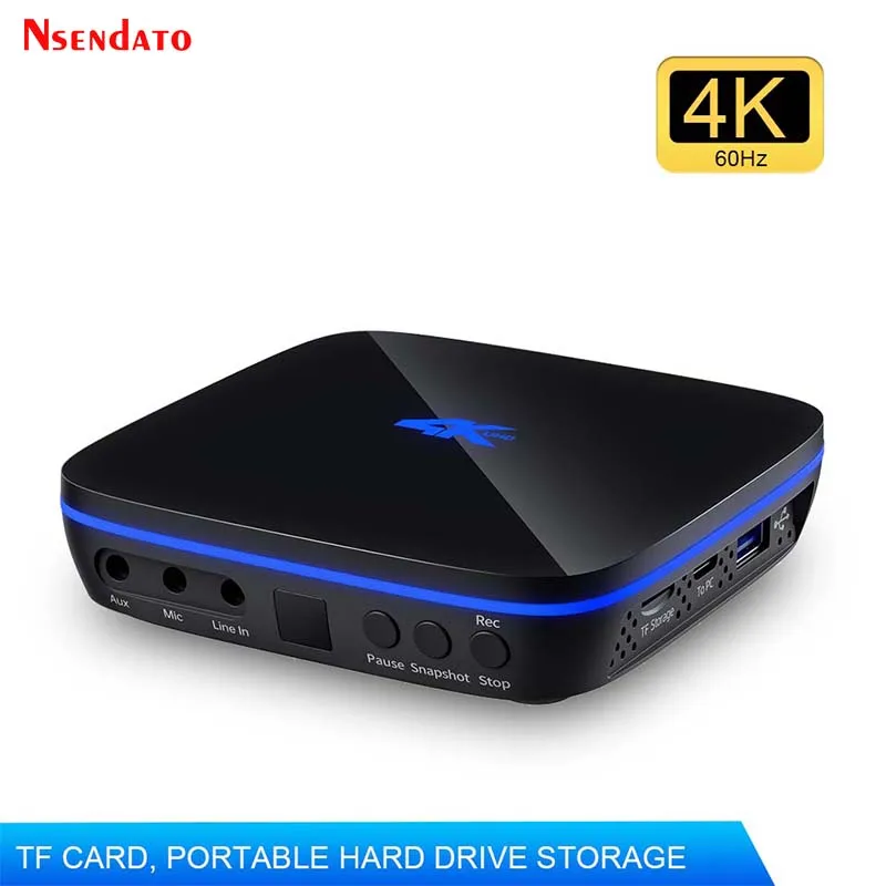 Caja de captura analógica 4K HDMI VGA YPbPr cámara independiente HDMI RCA VGA YPbPr pantalla analógica grabadora de vídeo captura caja de tarjeta VHS - imagen 2