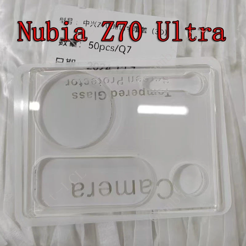Lente de cámara integral 3D para ZTE Nubia Z70 vidrio Ultra templado en NubiaZ70Ultra Z70Ultra Z60 película protectora de pantalla trasera - imagen 5