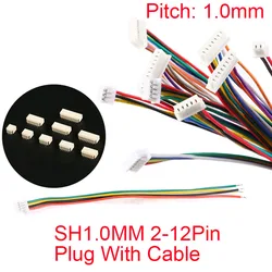 Conectores JST SH 1,0 mm macho y hembra para PCB