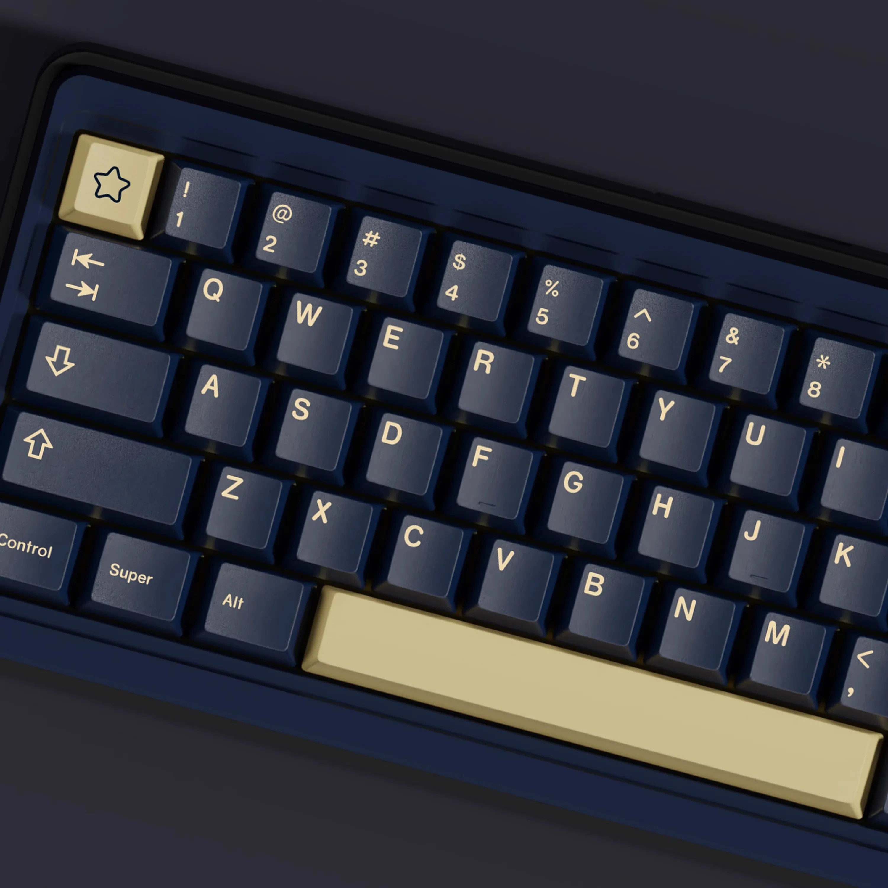 Teclas PBT GMK Stargaze, teclas de perfil de cereza, teclas de sublimación de tinte para interruptor Cherry MX, accesorios para teclado mecánico - imagen 4