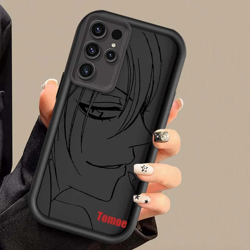 Tomoe iconos Anime para Samsung Galaxy S25 S24 S23 S22 S21 S20 Ultra Plus FE 5G Eye Ladder funda de teléfono - imagen 4