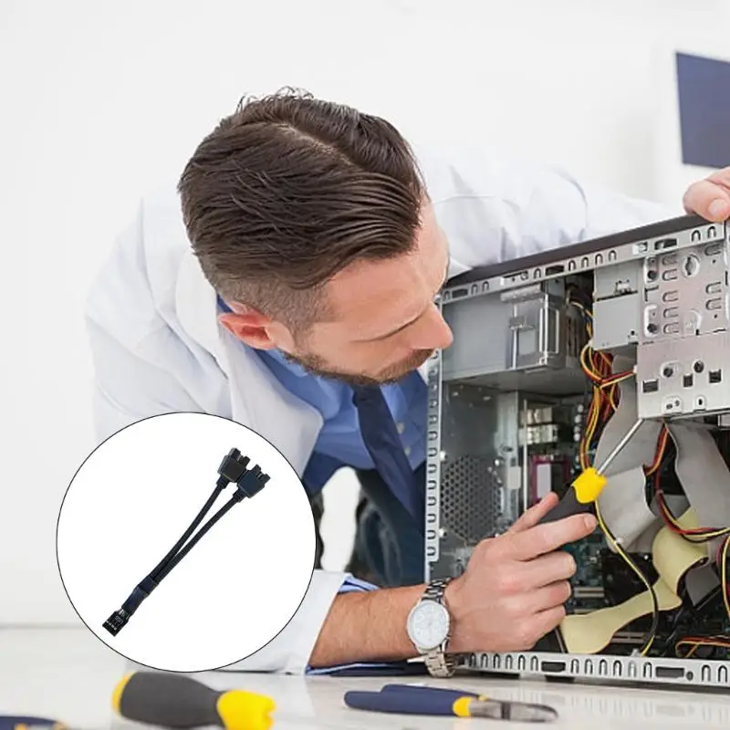 Y1UB USB2.0 cable divisor doble puerto 9pin garantiza transmisión datos estable - imagen 5