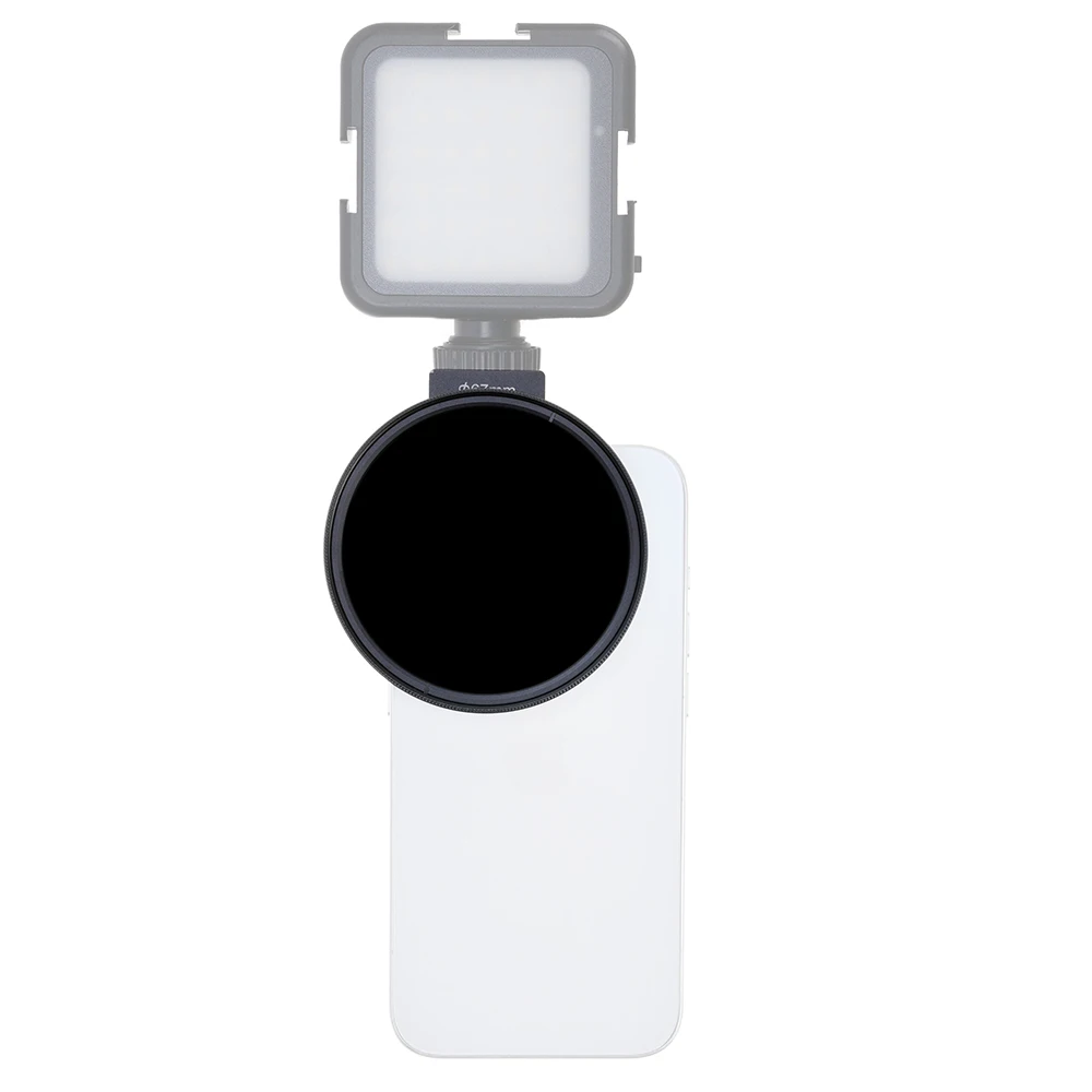 FOTGA-kit de filtro de teléfono de Metal, 67mm, lente de montaje de zapata fría ND CPL para iPhone 14 15 16 Pro Max, anillo de filtro de teléfono, fácil instalación y extracción - imagen 4