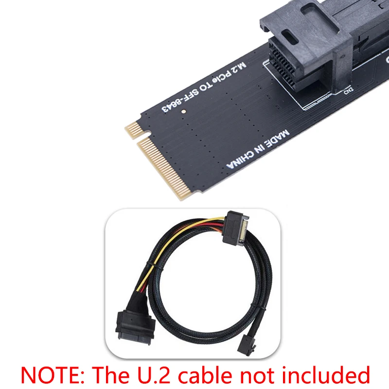 Convertidor NVME a U.2 SSD M.2 NVME M Key PCIe X4 a SFF-8643, placa elevadora de tarjeta de expansión adecuada para estaciones de trabajo de servidor y escritorio - imagen 5