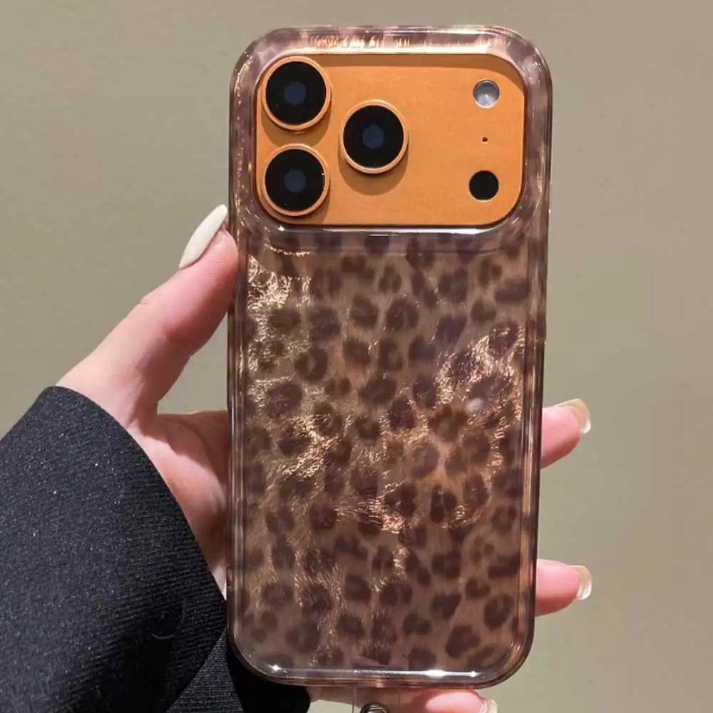 Funda de teléfono de leopardo dorado para mujer, funda para Xiaomi Redmi Note 15 14 13 12 11 11S 10 10S 8 9 Pro 15C 9C 13C 14C A3 11S 9C A1 - imagen 4
