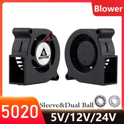 Gdstime Ventilador Radial 50 mm para Impresora 3D
