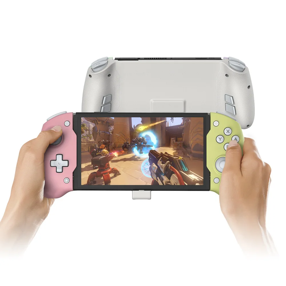 Plug and Play para Nintendo Switch OLED mango en línea adecuado Gyro Joypad de 6 ejes para N Switch OLED consola Gamepad TNS-1125 - imagen 5