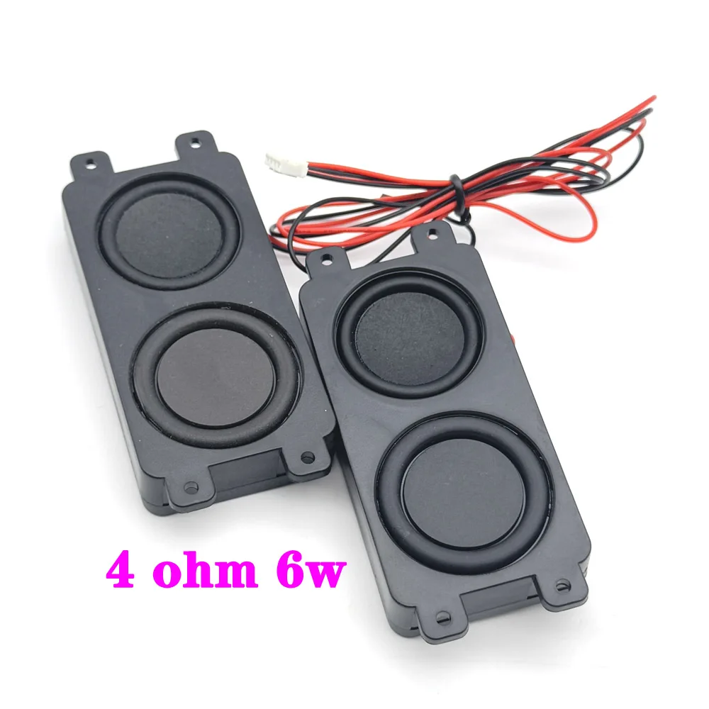 Altavoces portátiles de Audio para TV, altavoz LED de 4 ohmios, 6w, 3W, doble diafragma, bajo para ordenador, 8423, para cine en casa - imagen 5
