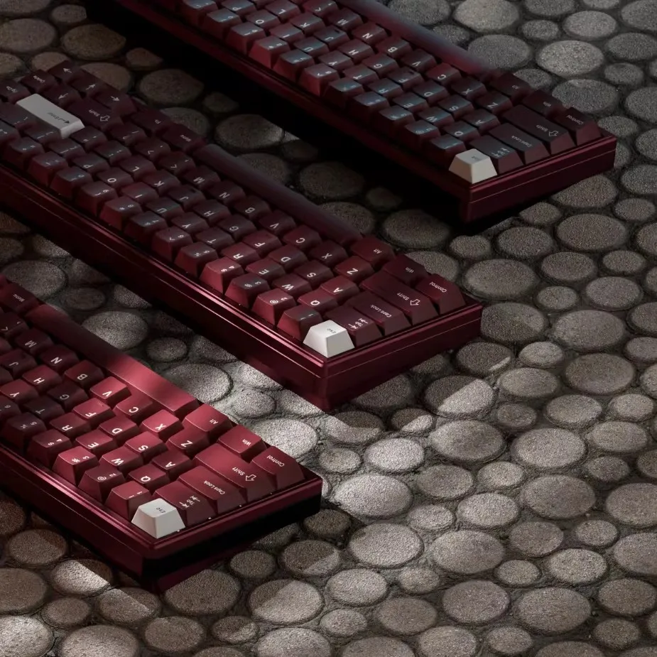 Knife Join65 Kit de teclado mecánico junta con cable aleación de aluminio CNC ergonomía intercambiable en caliente teclados para juegos QMK RGB personalizados - imagen 4