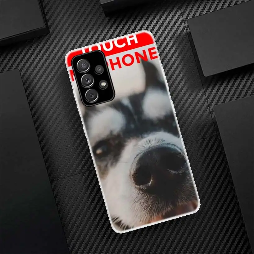 No toque Mi funda de teléfono de silicona para Samsung Galaxy A54, A52, A53, A14, A12, A13, A24, A22, A23, A34, A32, A33, A04S, A02S, A03S - imagen 3