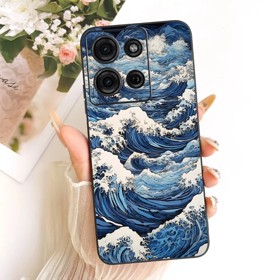 Para Motorola Moto G75 funda XT2437-2 Linda funda de dibujos animados suave TPU Funda de teléfono para Motorola Moto G15 G 75 MotoG15 MotoG75 Funda bolsas - imagen 5