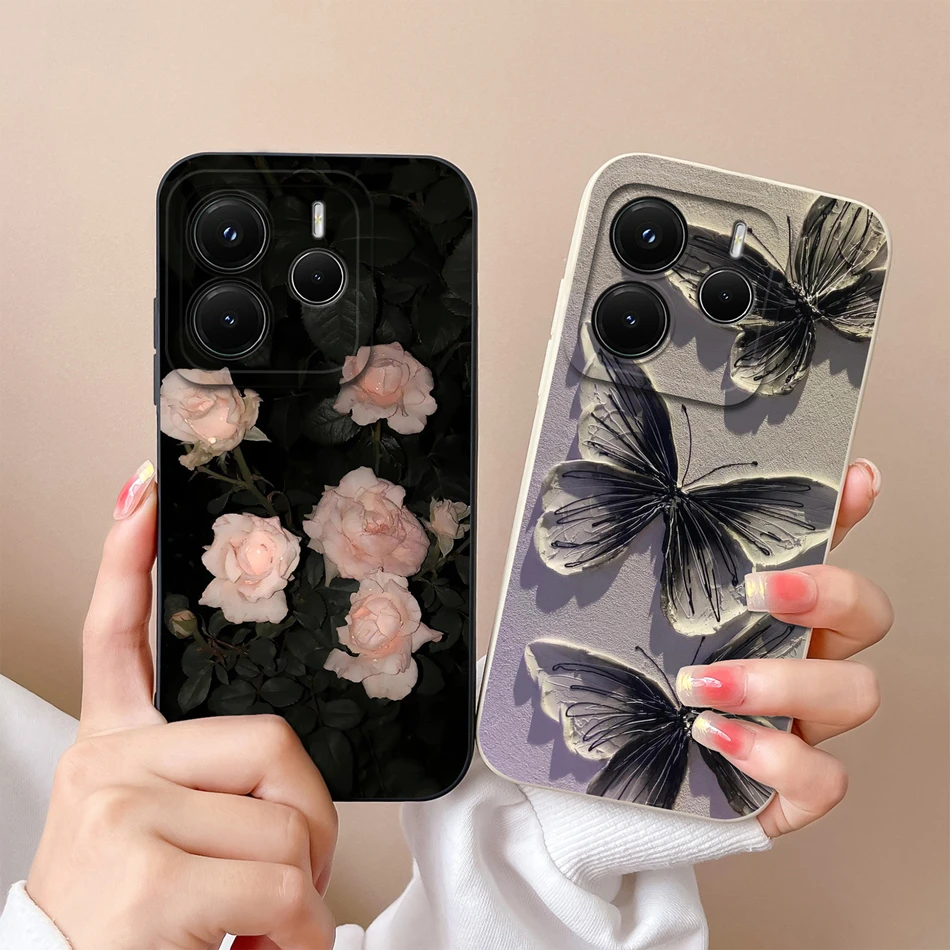Para Redmi Note 14 Pro Plus funda de dibujos animados de alta calidad funda de teléfono para Xiaomi Redmi Note14 Pro + fundas traseras de silicona líquida suave - imagen 4