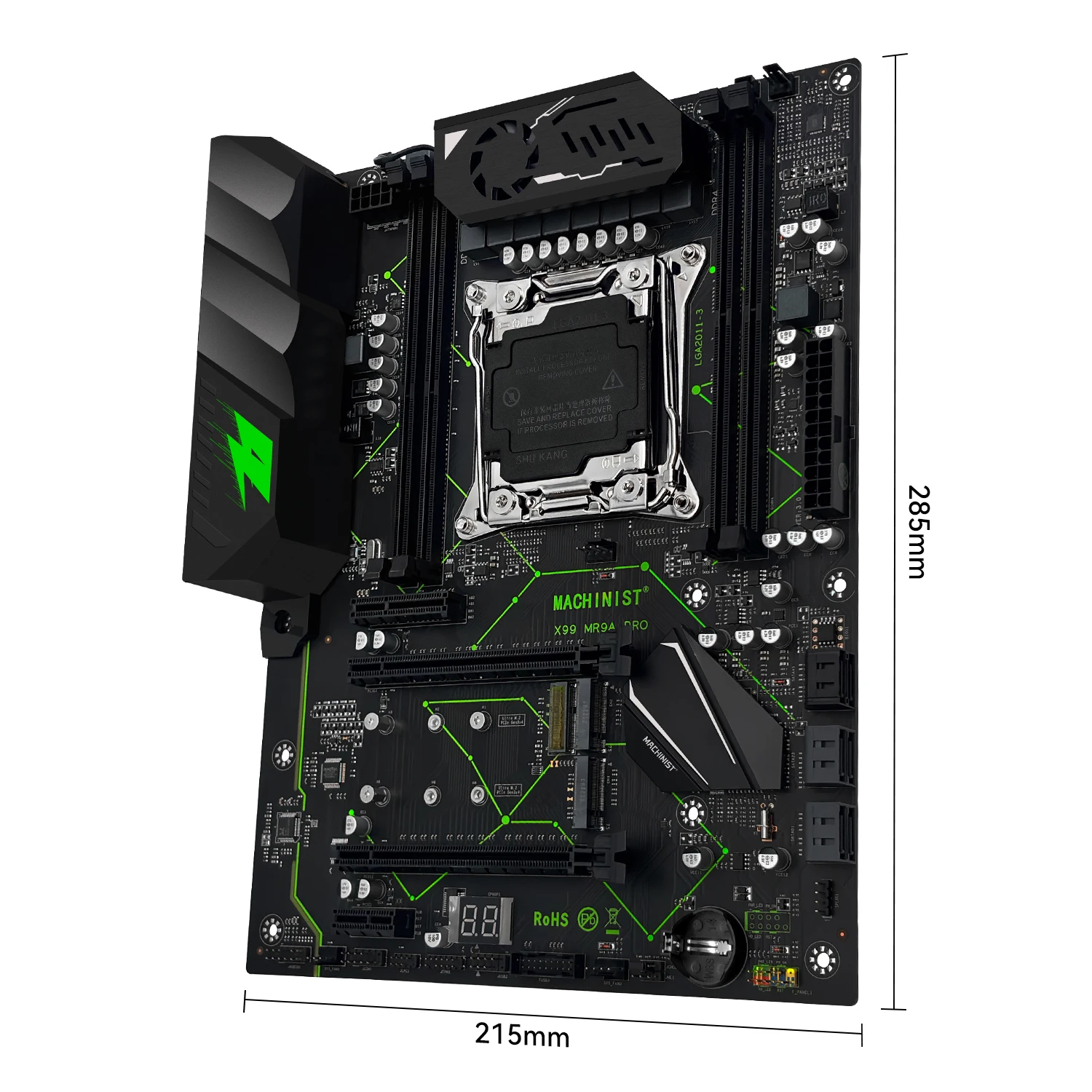 MACHINIST X99 MR9A PRO ATX kit de placa base con Xeon E5 1660 V4 LGA 2011-3 CPU y DDR4 32GB RAM TPM 2,0 interfaz USB3.0 - imagen 2