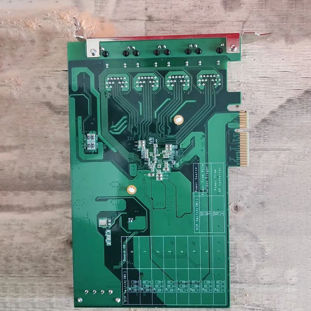 Tarjeta de captura de cámara industrial Tarjeta POE de cuatro puertos BAS-I350POE4 Rev.A2 - imagen 5