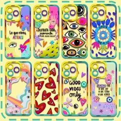 Funda OPPO A3 A57 A60 A58 – Ojo Azul Evil Eye Antigolpes