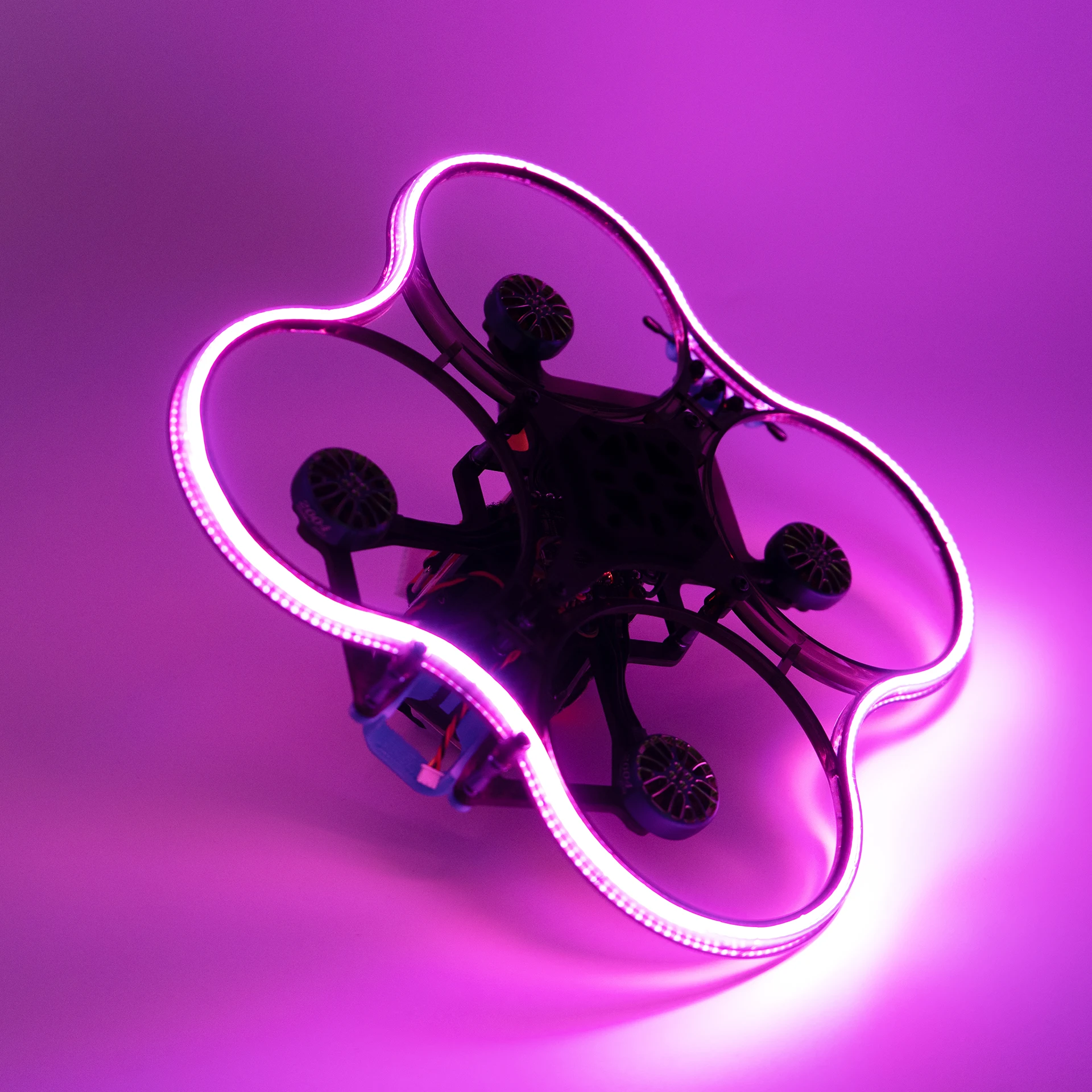 HPXGRC Tira LED roja/verde/rosa/azul (Plug & Play) No requiere soldadura, adecuada para piezas de bricolaje de drones FPV - imagen 2