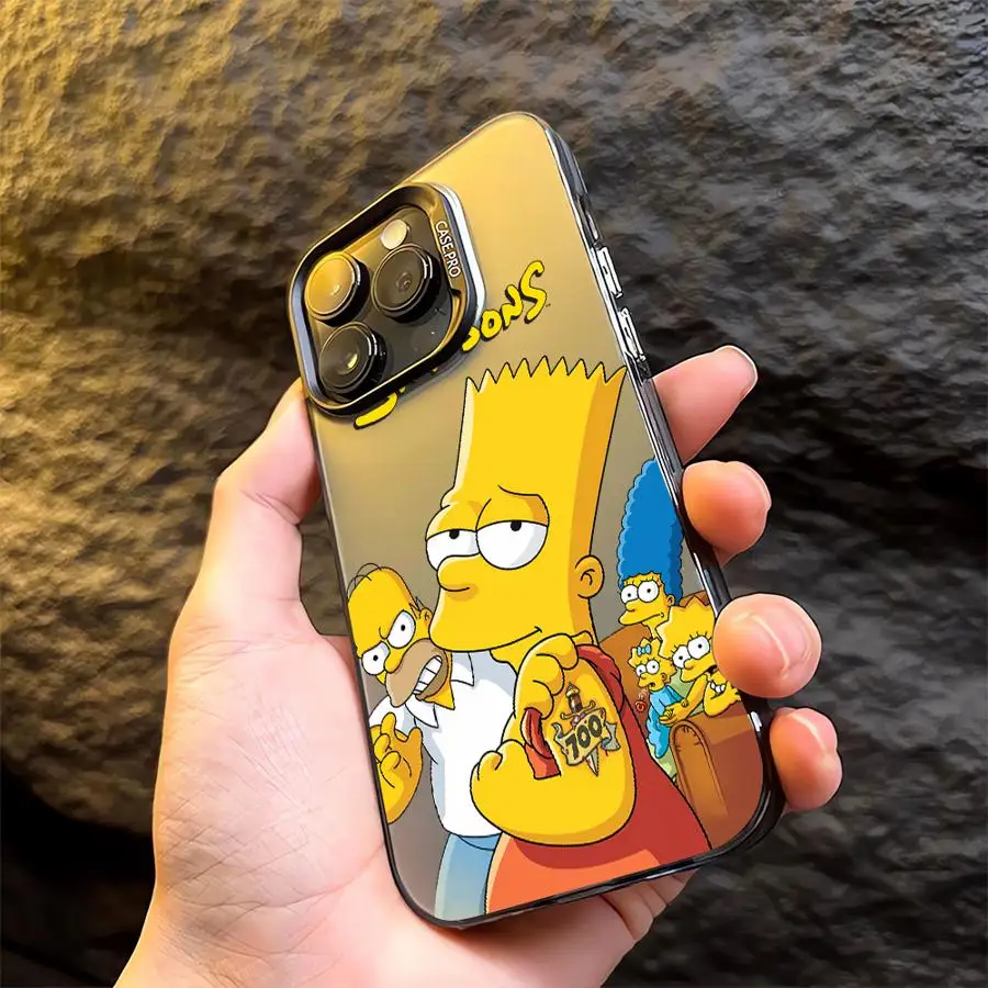 Funda de teléfono con dibujos divertidos de SimpsonS para Xiaomi Redmi 9C 14C 10 Note 9 Pro A2 Plus A1 9T 12 5G 13C, funda trasera suave - imagen 2
