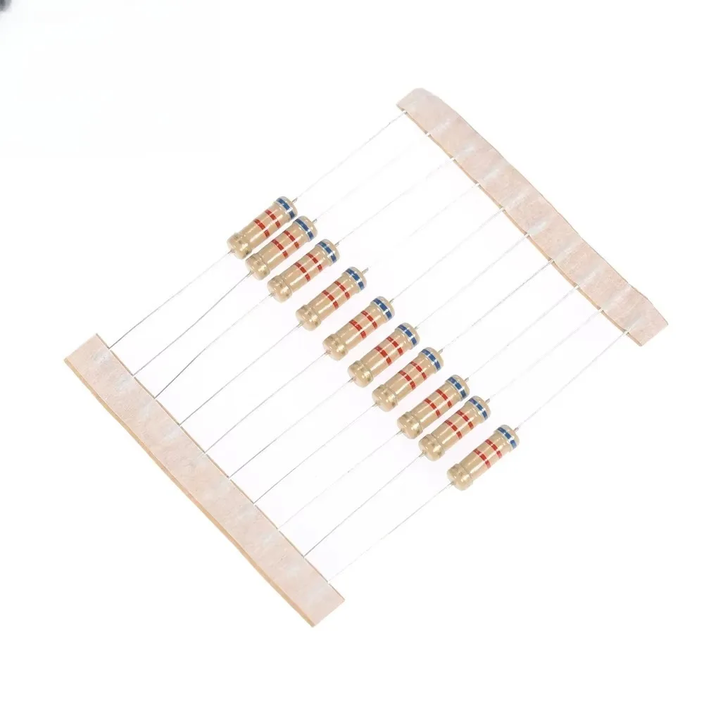 Kit surtido de resistencias de 300 piezas 1W 30 valores * 10 piezas Kit de película de carbono 0.1R-750R/1K ~ 820K resistencias 5% resistencia 1K 10K 100K - imagen 4