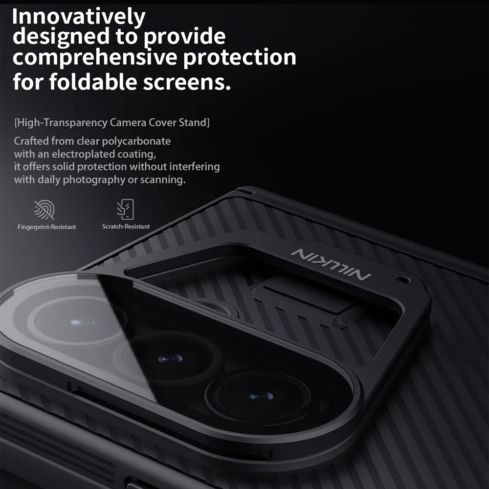 Para Samsung Galaxy Z Fold 7 5G MagSafe funda NILLKIN CamShield Prop con soporte para teléfono contraportada magnética para Samsung Z Fold 7 - imagen 3