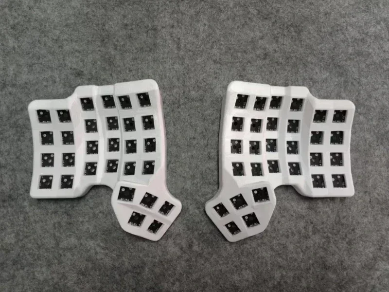 Kit de teclado dividido TBK-Skeletyl, modo único personalizado, 3X5/3X6/4x6, intercambio en caliente, con cable, teclas QMK /VIA, teclado mecánico dividido, regalo de juego - imagen 3