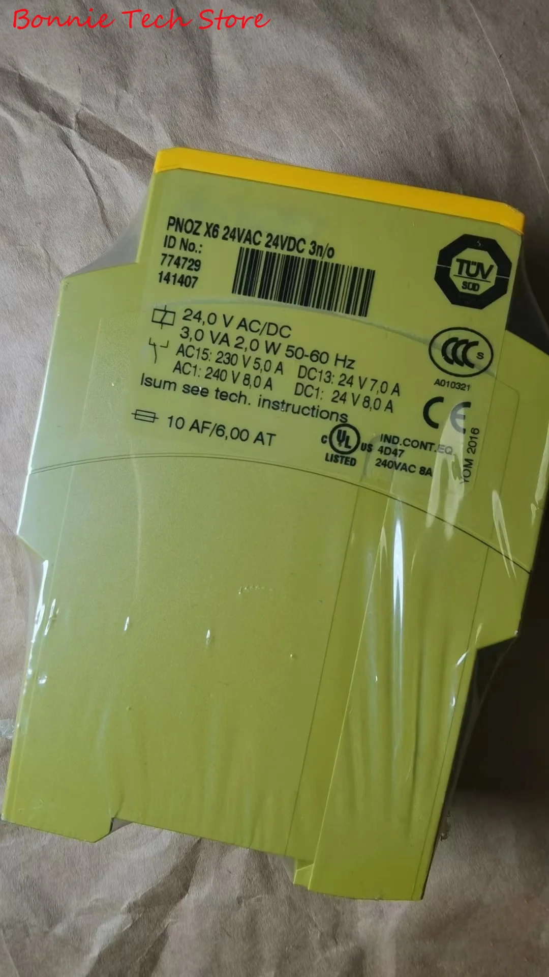 774729   para relé de seguridad PILZ (autonomo), PNOZ X6 24VAC 24VDC 3n/o - imagen 2