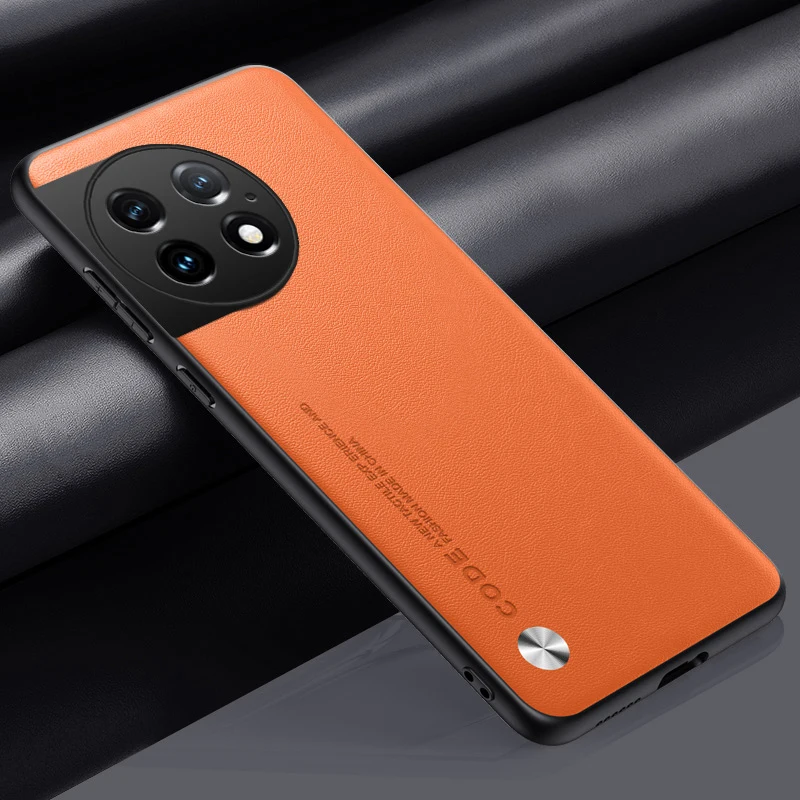 Funda Cuero PU OnePlus 13/12/11/10/9/8 Pro – Lujo Silicona Suave