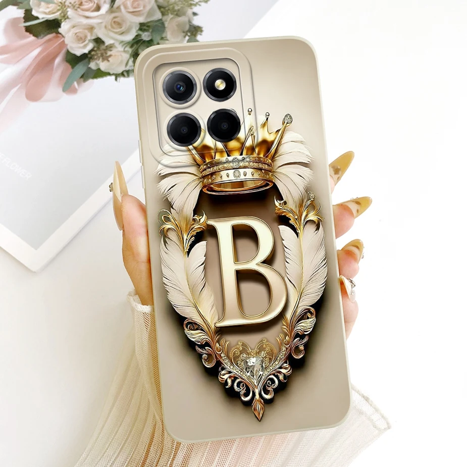 Para Honor X8a funda Honor X8b X8C Linda corona letras cubierta suave TPU funda de teléfono para Honor X8C X 8a HonorX8a HonorX8b HonorX8C bolsas - imagen 2