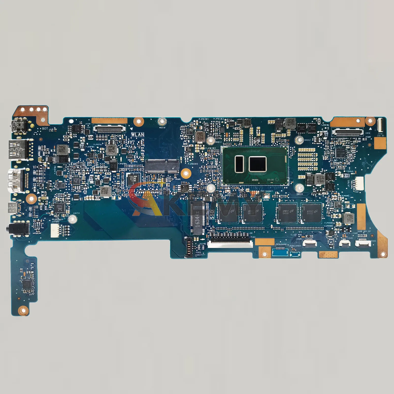 Placa base para ordenador portátil UX360UA para ASUS ZenBook UX360U UX360UA UX360UAK Q324UA placa base para portátil con I3 I5 I7 pruebas de CPU OK envío rápido - imagen 3