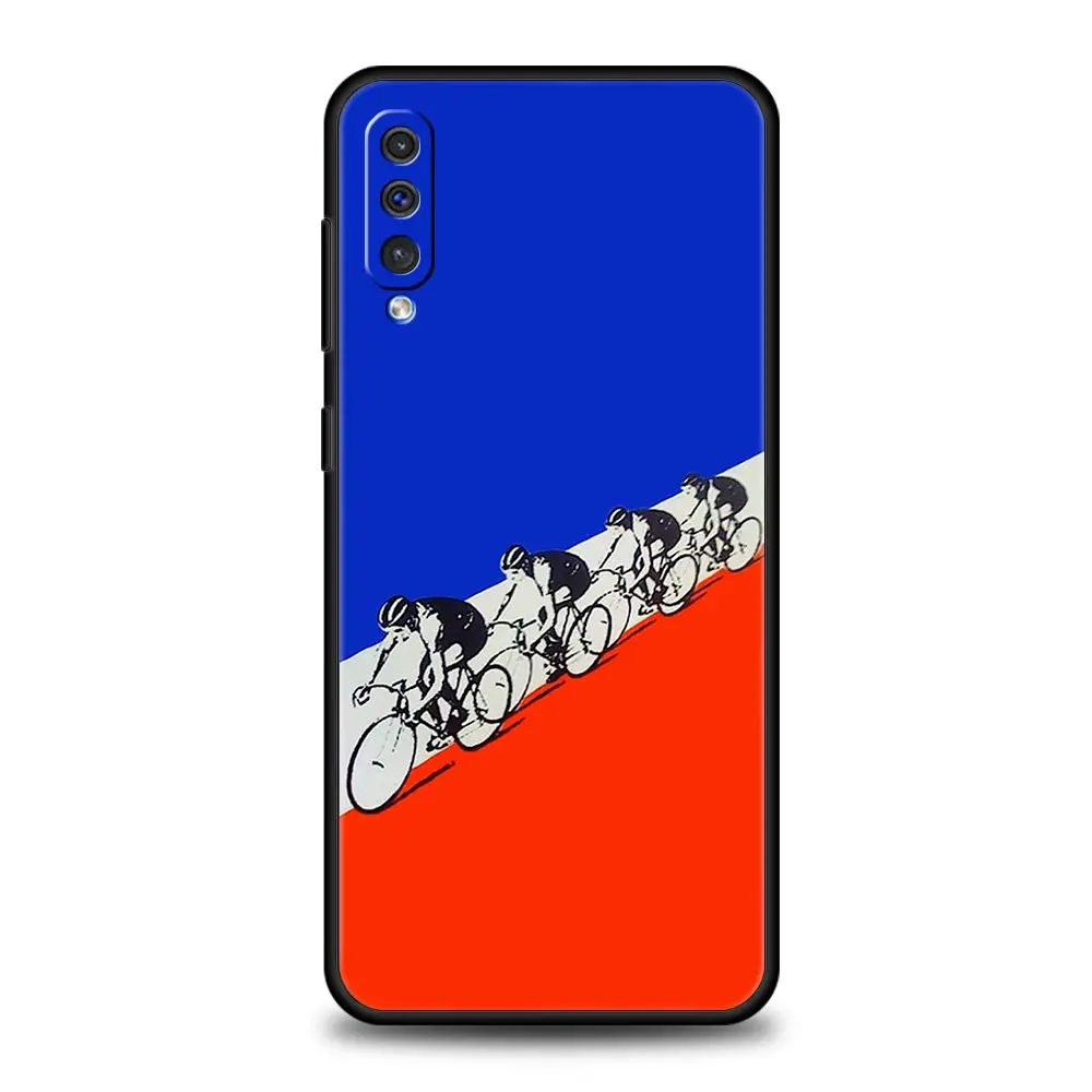 Funda de teléfono para ejercicio de bicicleta francesa, funda para Samsung A56 A36 A26 A54 A52 A24 A14 A50 A72 A70 A06 A12 A22 A34 A42 A32 A04s A16 5G - imagen 3