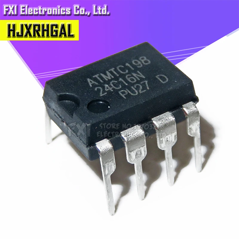10 piezas AT24C256 DIP-8 24C256 AT24C256N DIP AT24C01 AT24C02 AT24C04 AT24C08 AT24C16 AT24C32 AT24C64 AT24C128 24C04 24C16 24C64